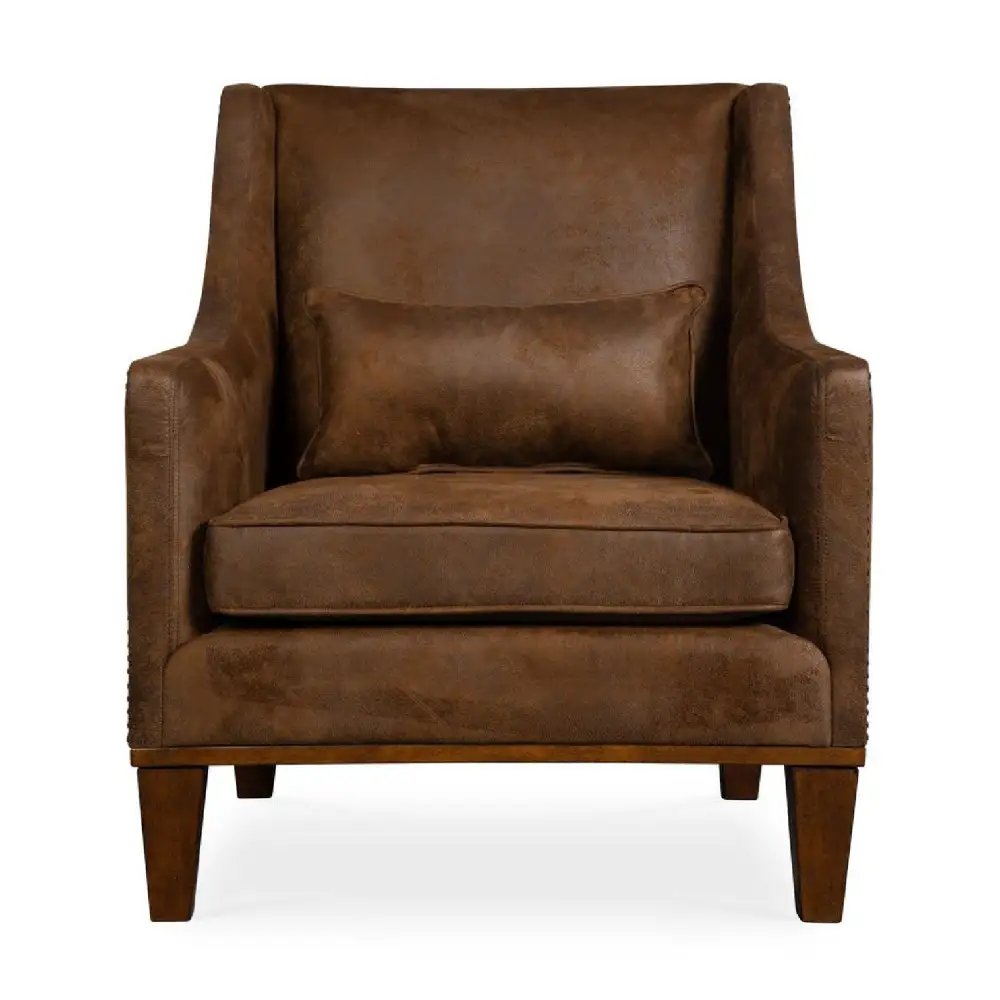 Textured Upholstered Accent Lounge Chair