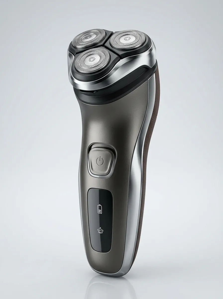 Rotary Triple-Blade Electric Shaver for Daily Grooming