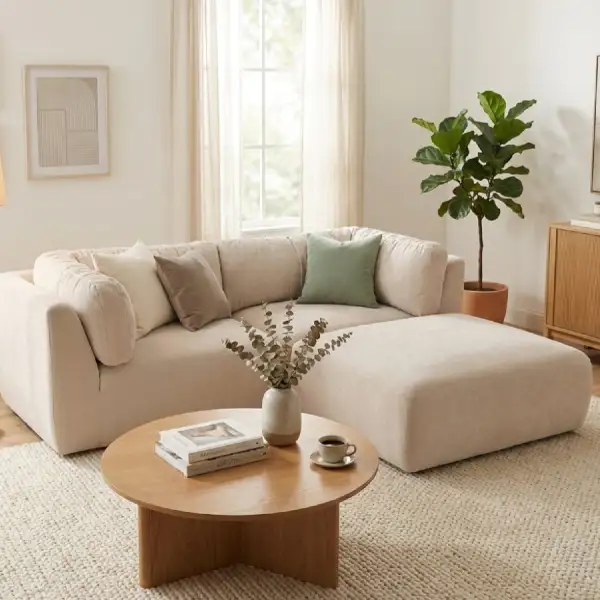 Sectional Chenille Sectional Sofa