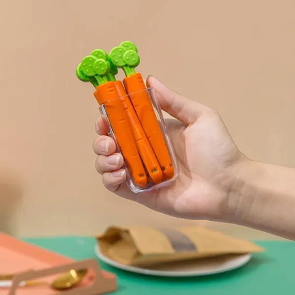 5pcs Bag Clips Portable Food Snack Bag Sealing Clamp