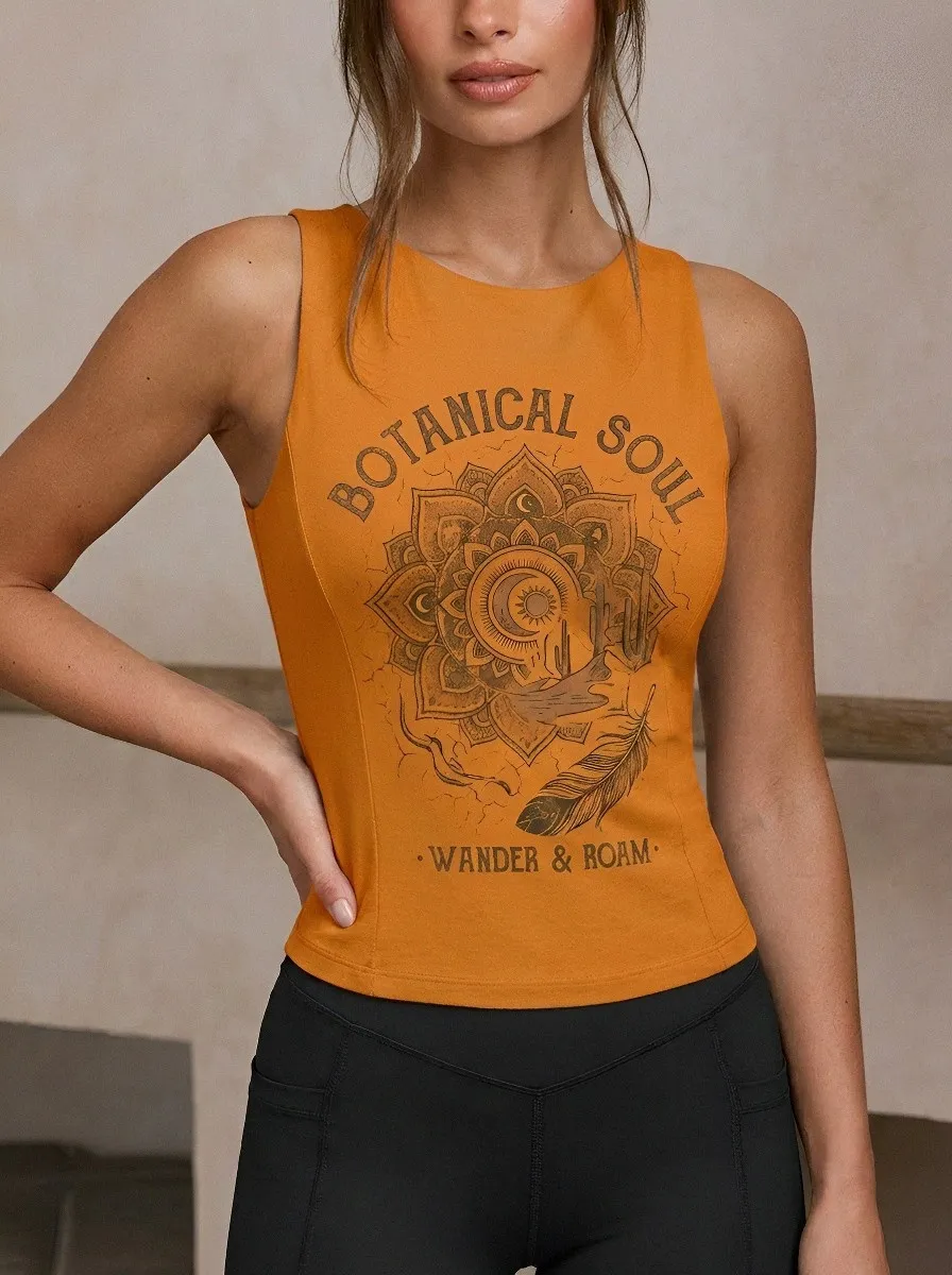 Botanical Soul Mandala Tank Top