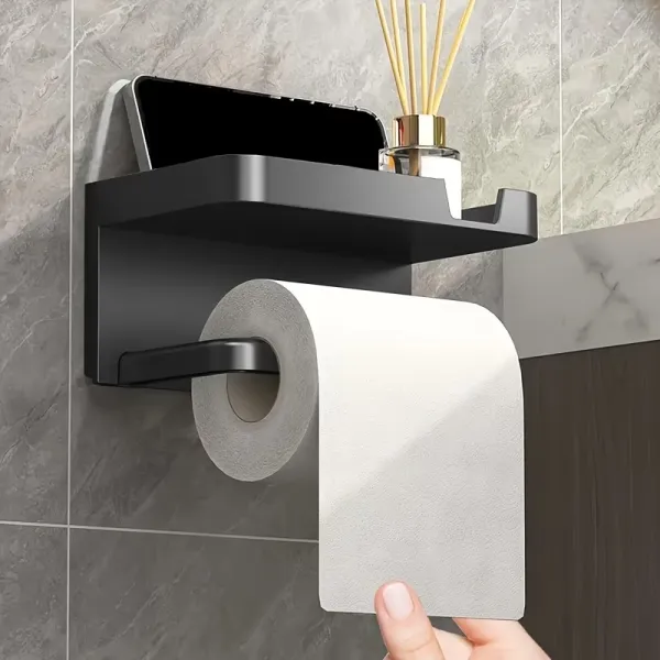 Wall-Mounted Toilet Paper Holder