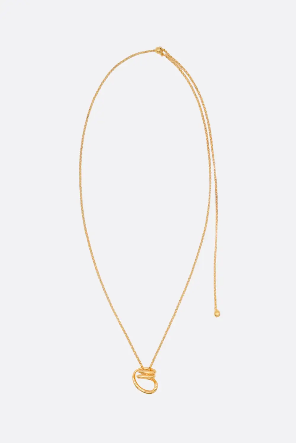 Classic Gold Tone Silver Tone Round Necklace