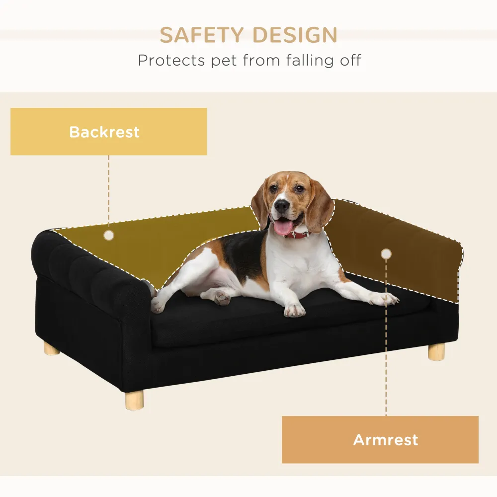 Sofa-Style Dog Bed for Large Dogs, Pet Furniture for Comfortable Lounging