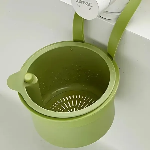 Install The Sink Filter Basket On The Automatic Tilting Faucet