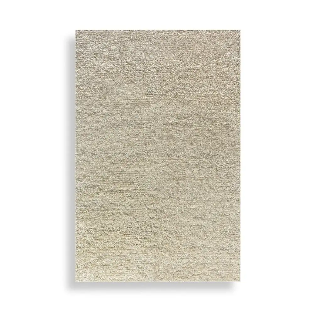 Textured Hand-Woven Wool Rug