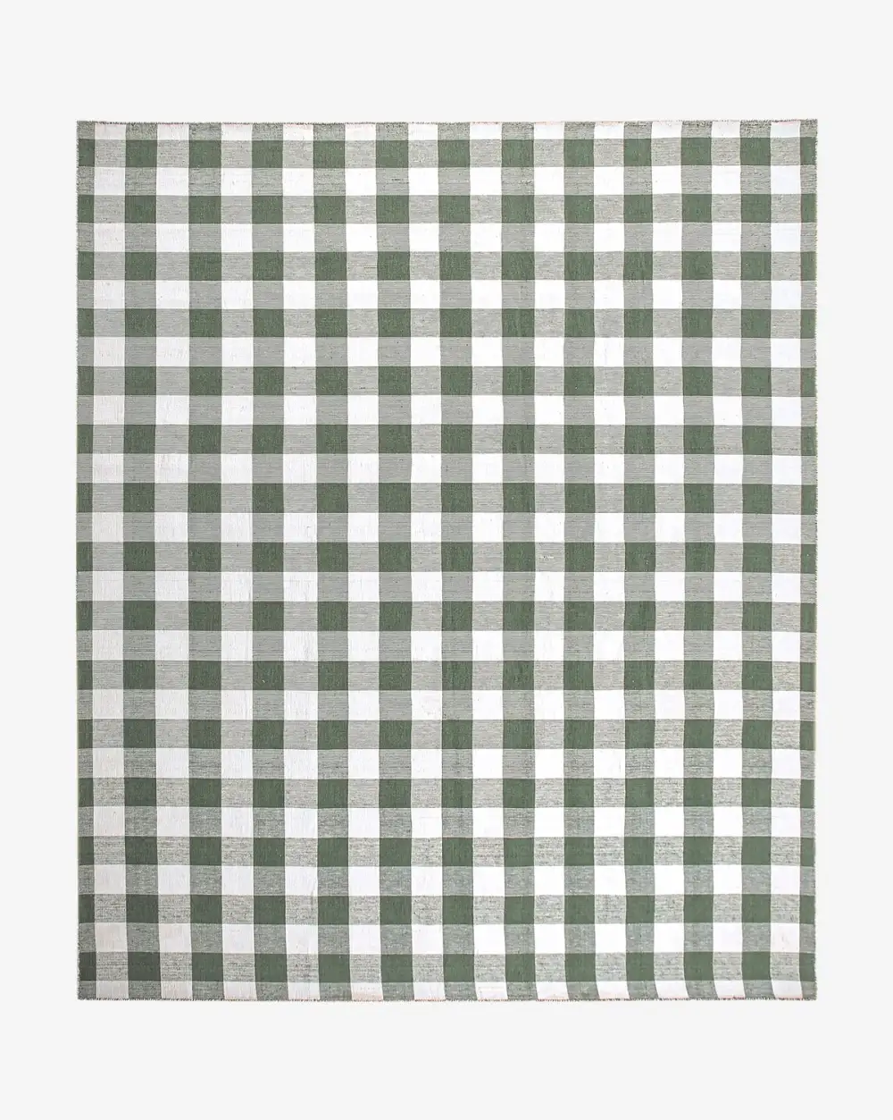 Checker Handwoven Polyester Indoor-Outdoor Area Rug