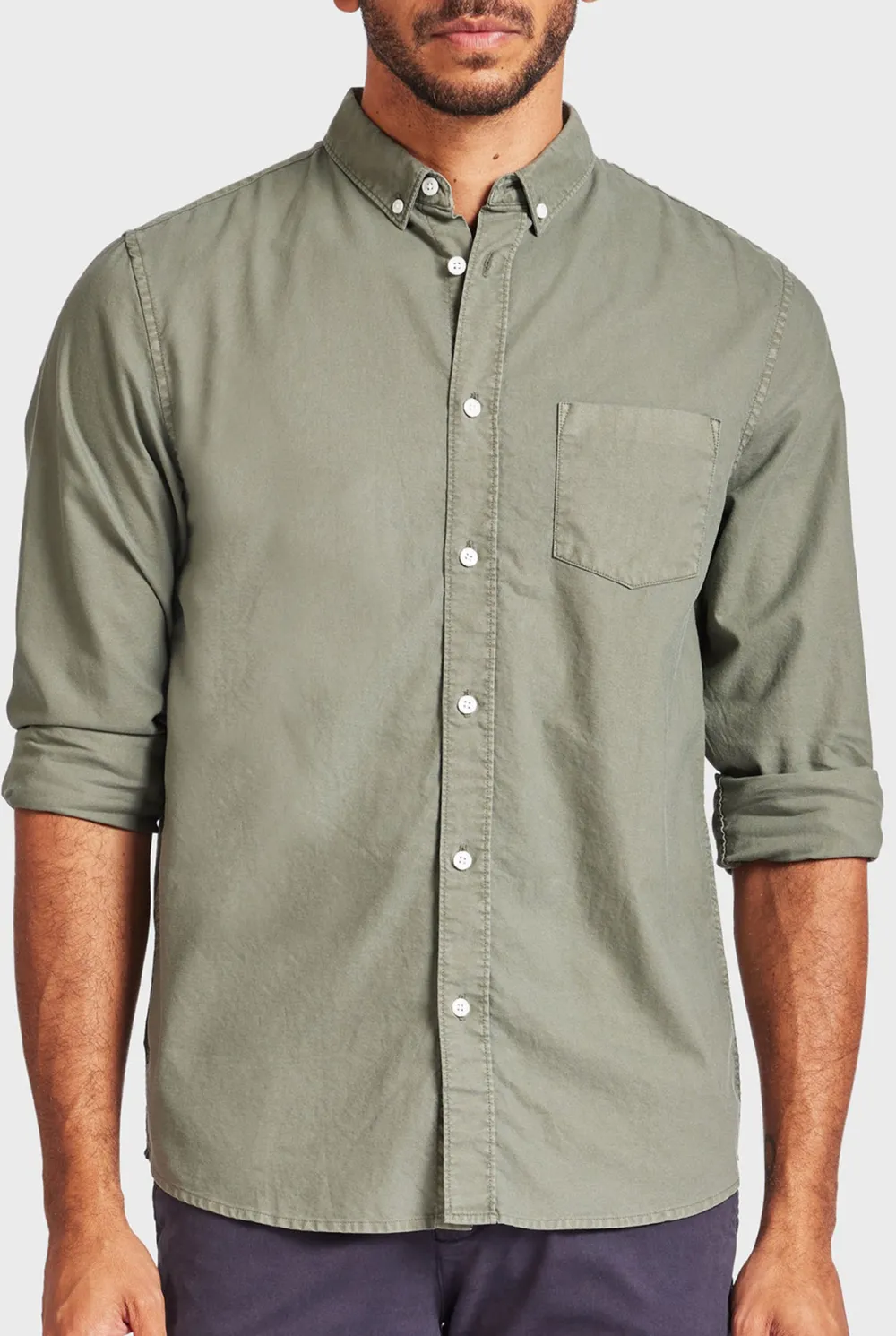 Vintage Oxford Shirt-Dutch blue