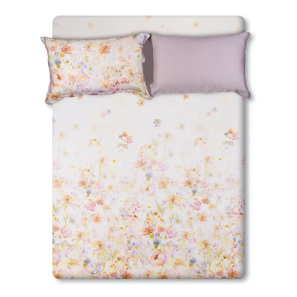 Soft-Finish Lyocell Fiber Woven Complete Bedding Set