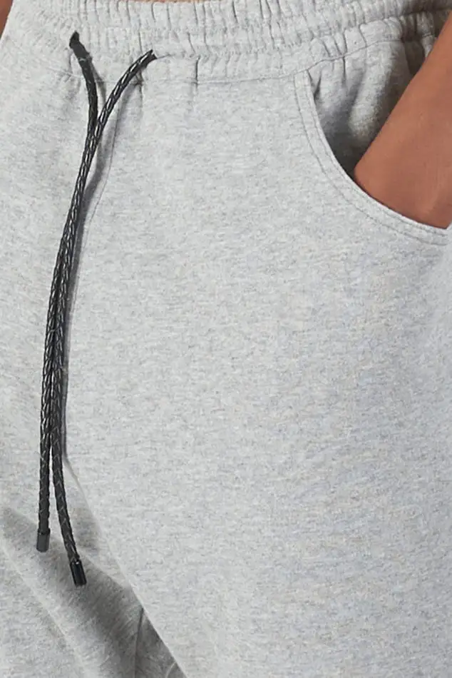 Cotton Drop-Crotch Pants