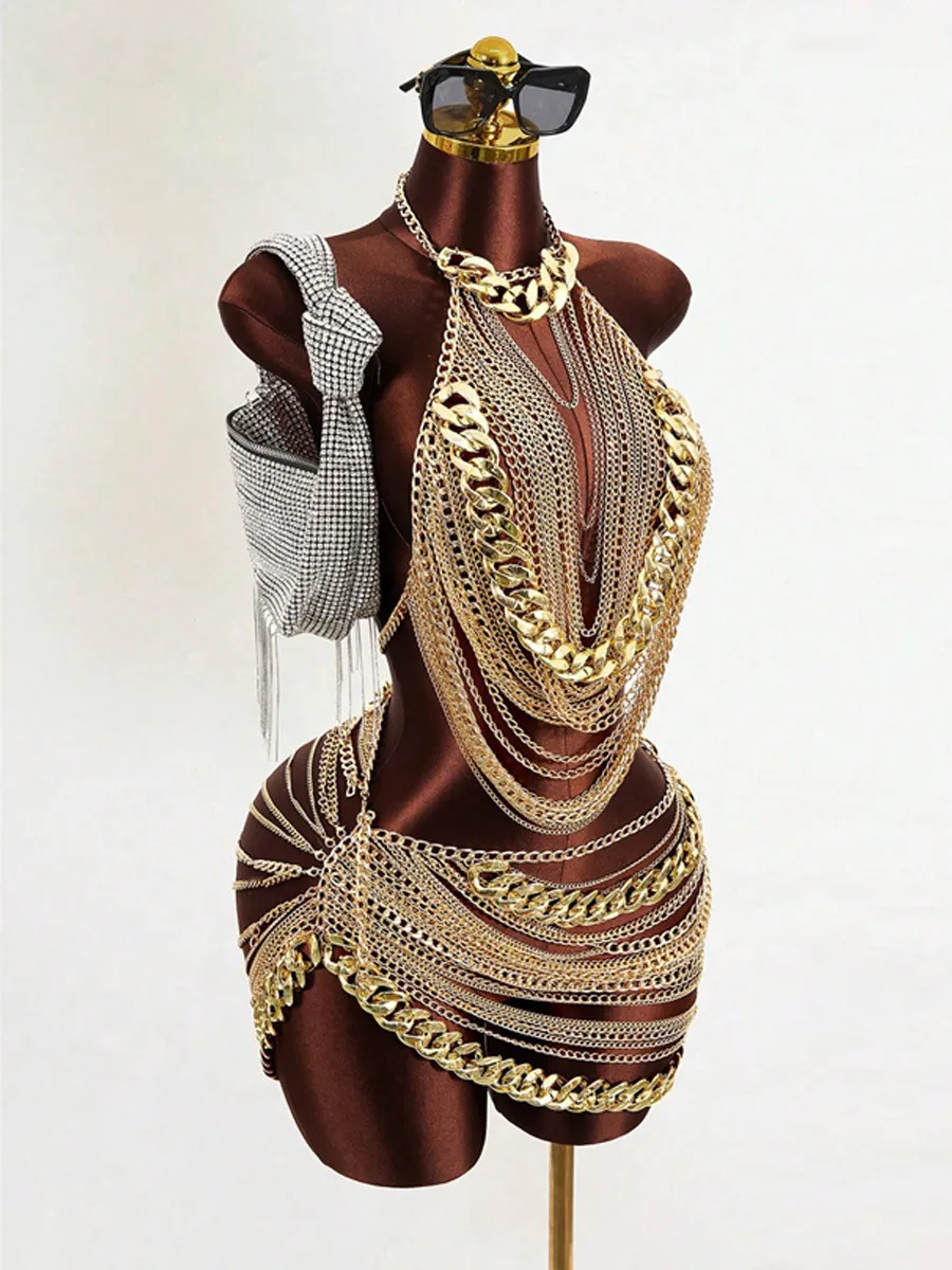 Ingrid Metal Chain Two Piece Set