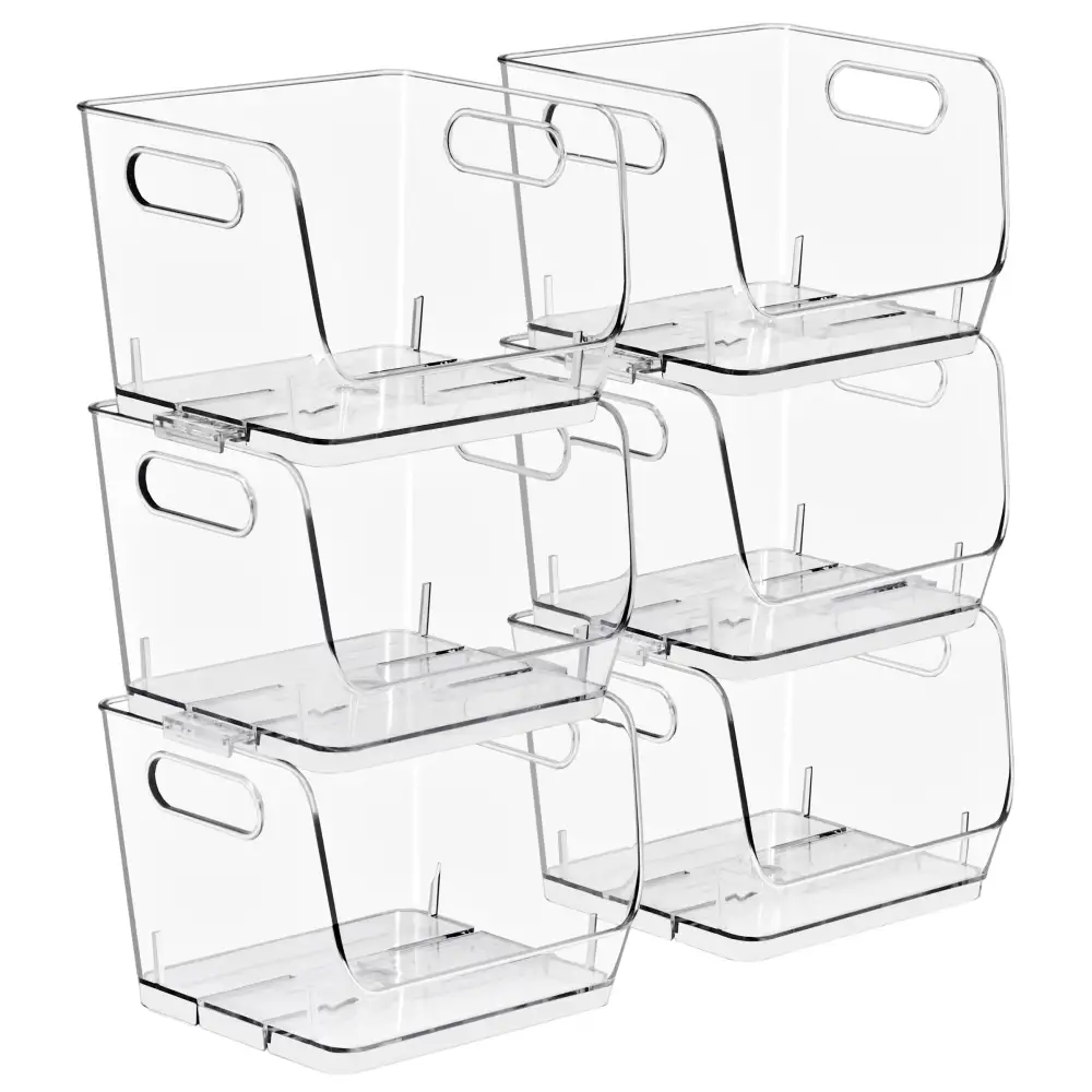 Open Front Storage Bins Square