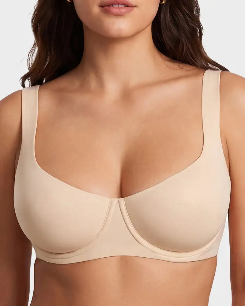 Bare-Edge™ Unlined Demi Bra with Jelly Gel