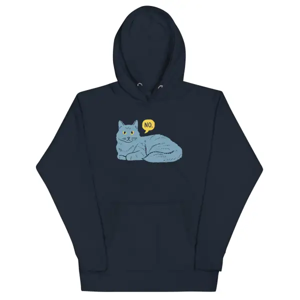 Cat Boundary Graphic Hoodie