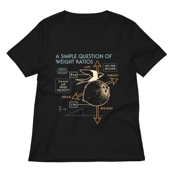Weight Ratio V Neck Tee