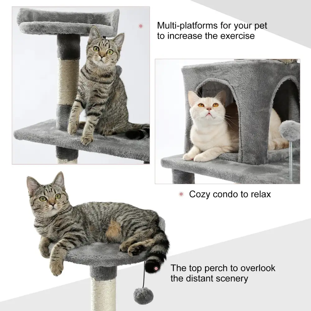 Comfortable Cat Climbing Tree Plush