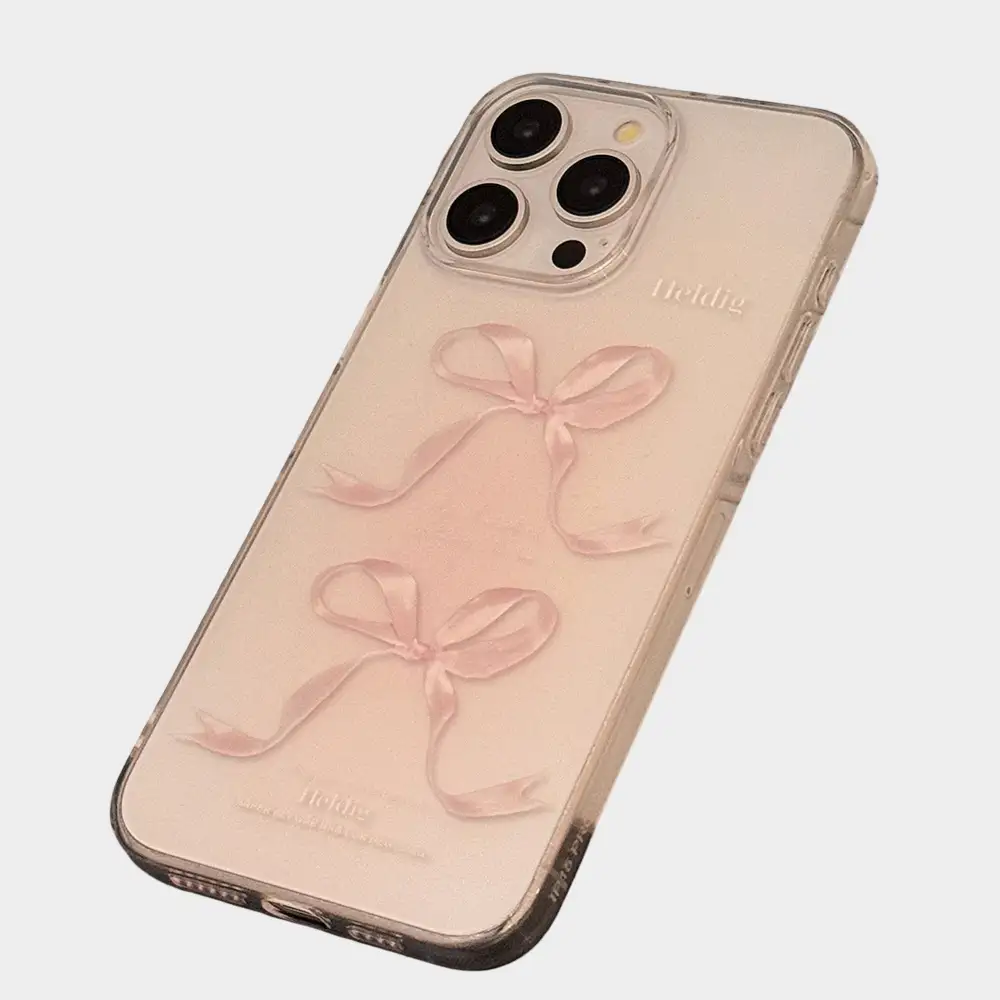 Bow Cat Matte Frosted Phone Case
