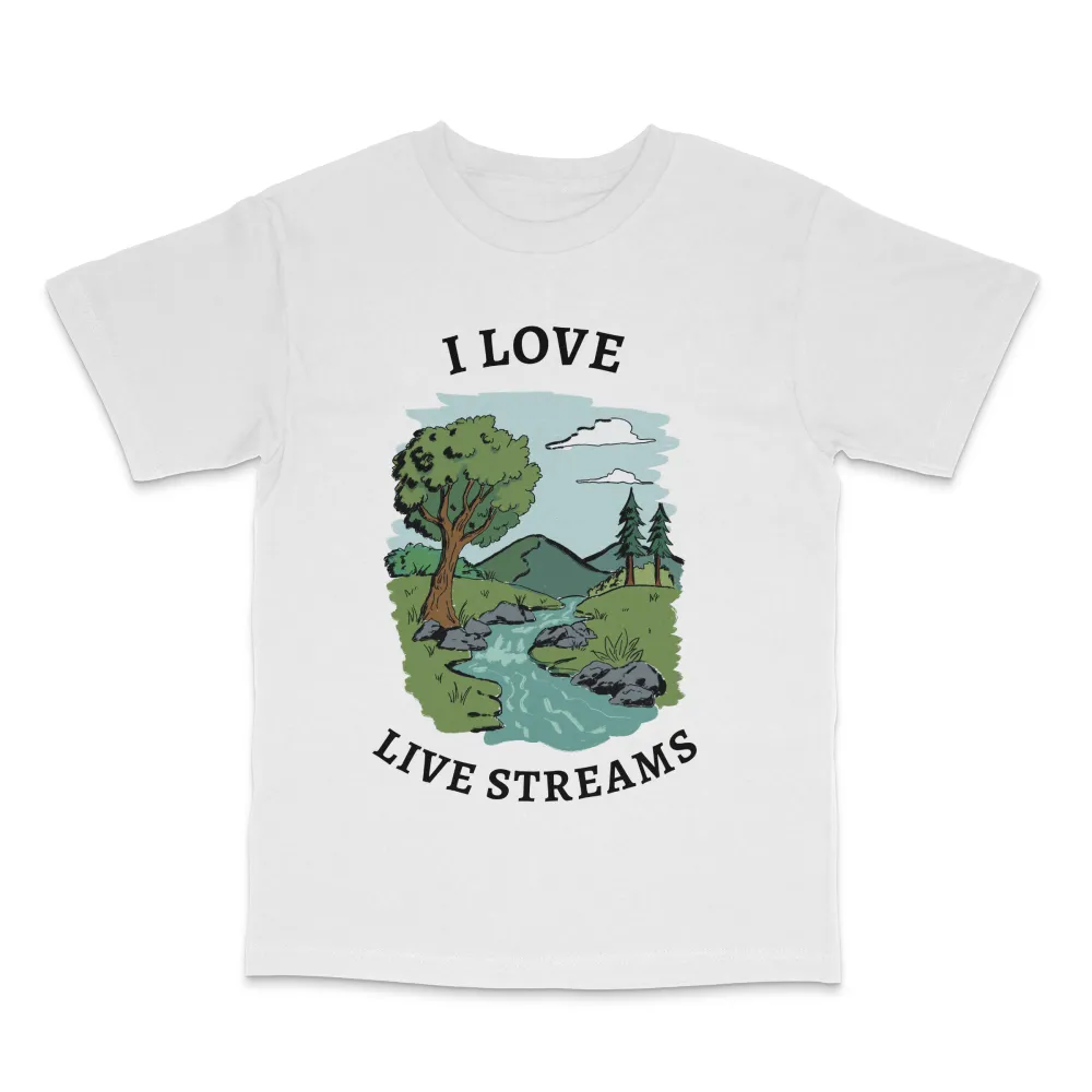 Live Stream Graphic Cotton Tee