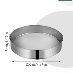 Baking-Specific Stainless Steel Sifting Bowl