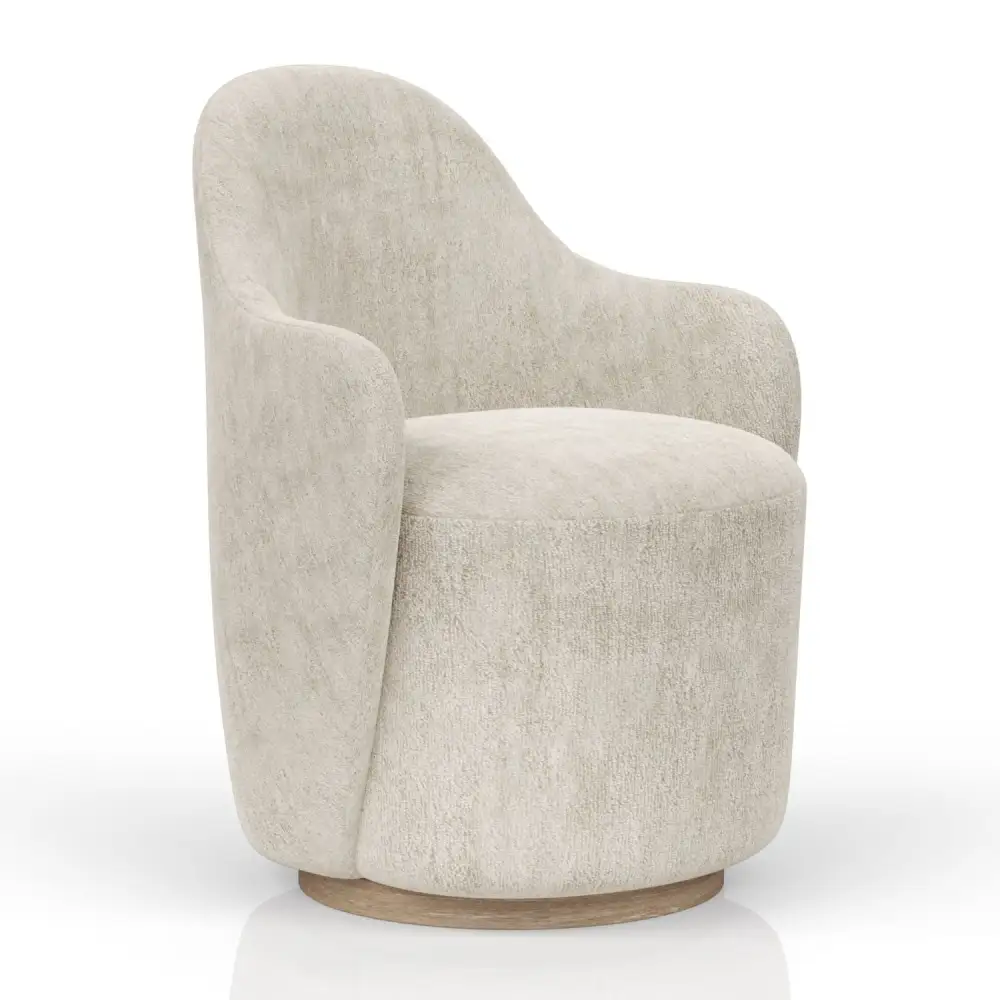 Swivel Barrel Accent Chair