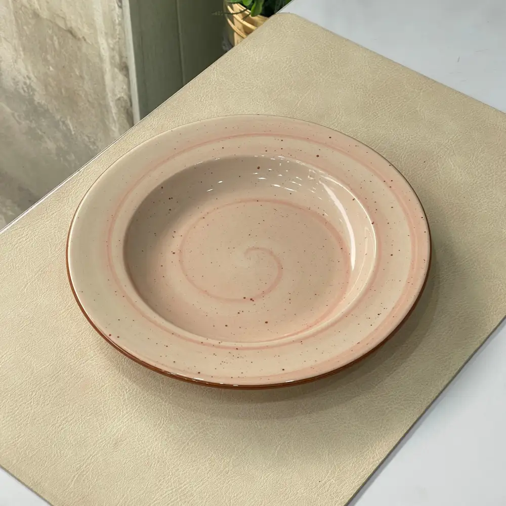 Modern Table Deep Ceramic Dining Plate