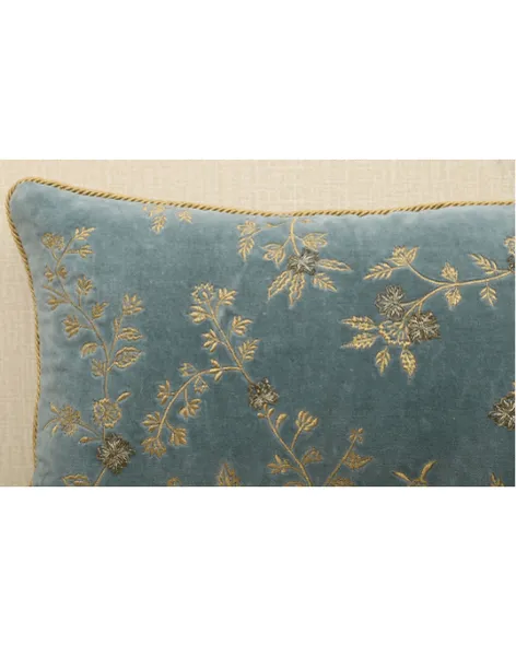 Artisan Detail Velvet Decorative Cushion Cover