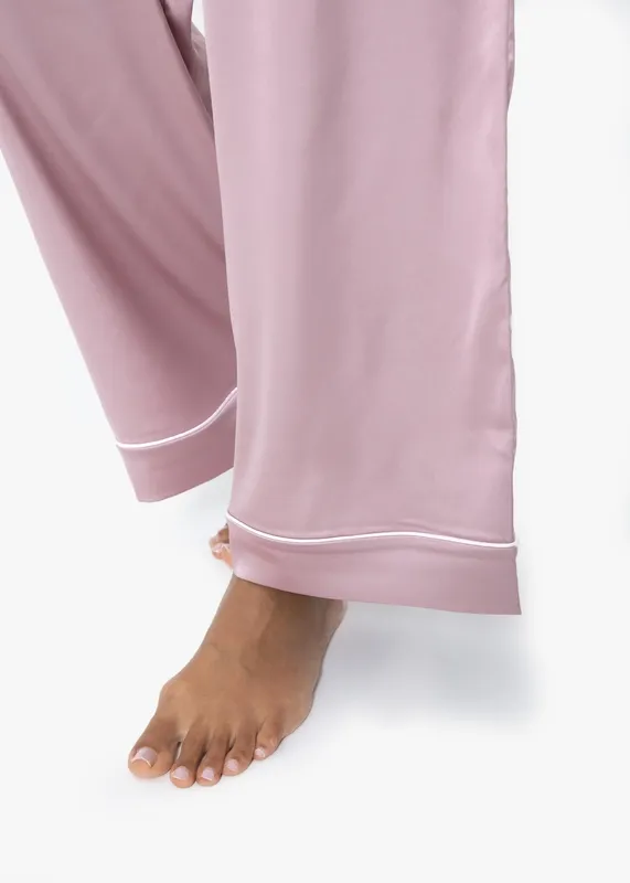 Pink Satin Everyday Pants