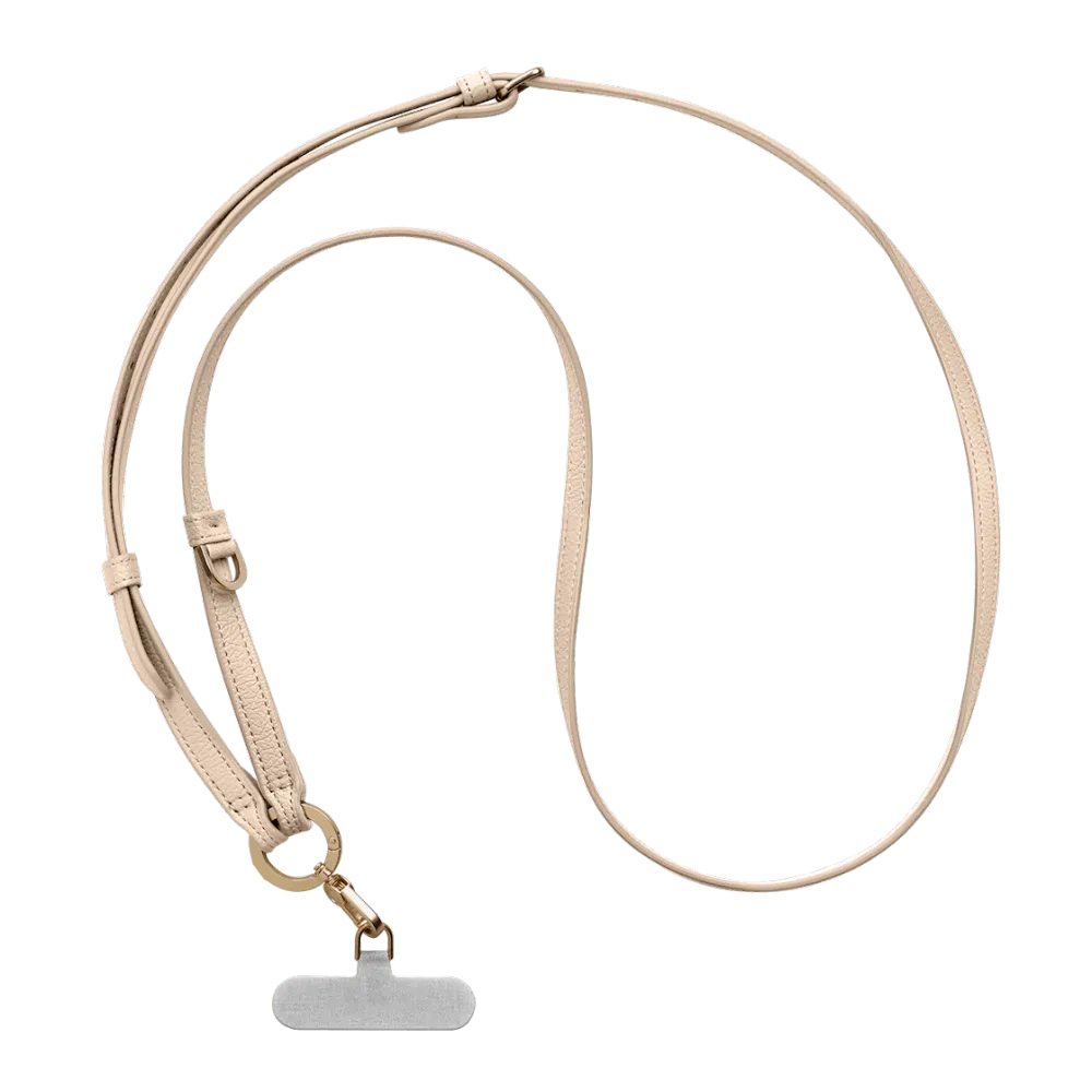 Pebbled Crossbody Phone Strap