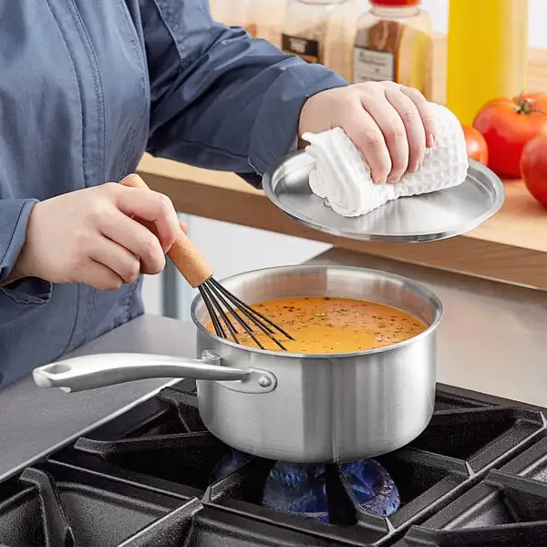 Compact Tri Ply Stainless Steel Sauce Pan with Cover
