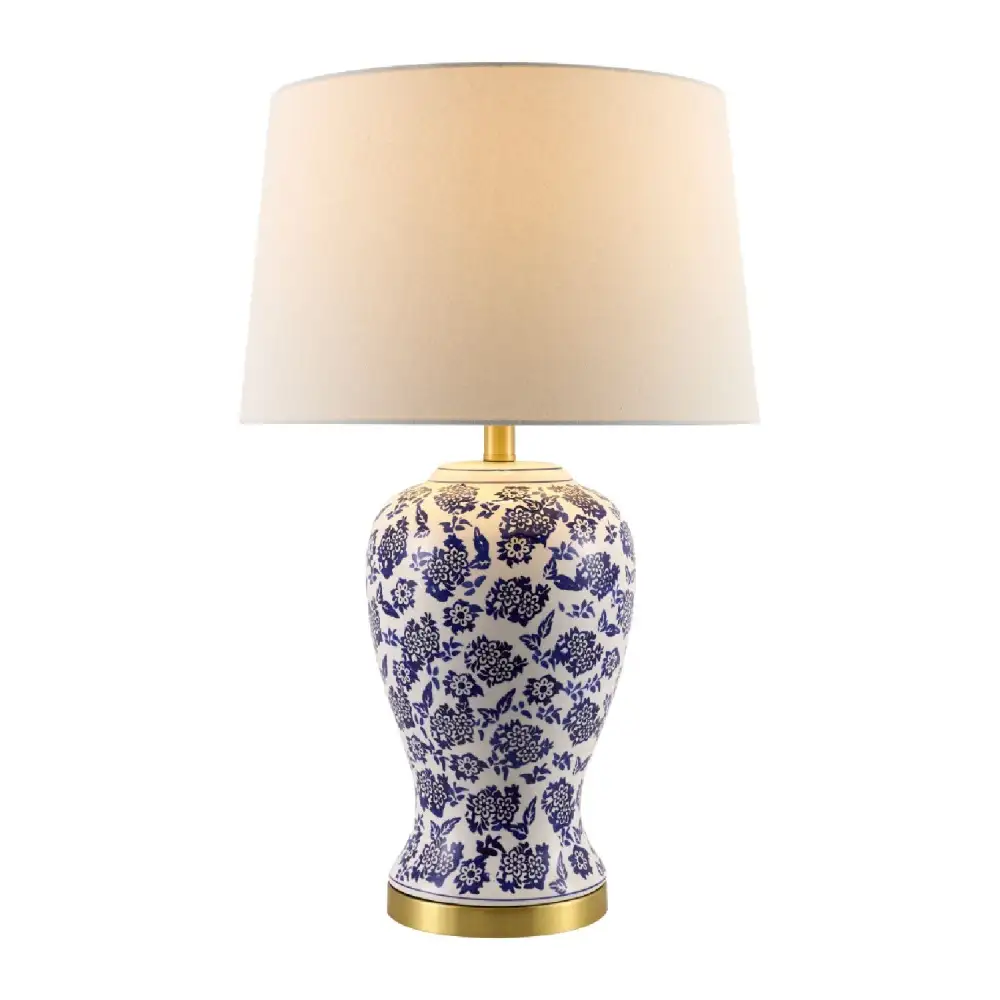 Flowers Ceramic Table Lamp