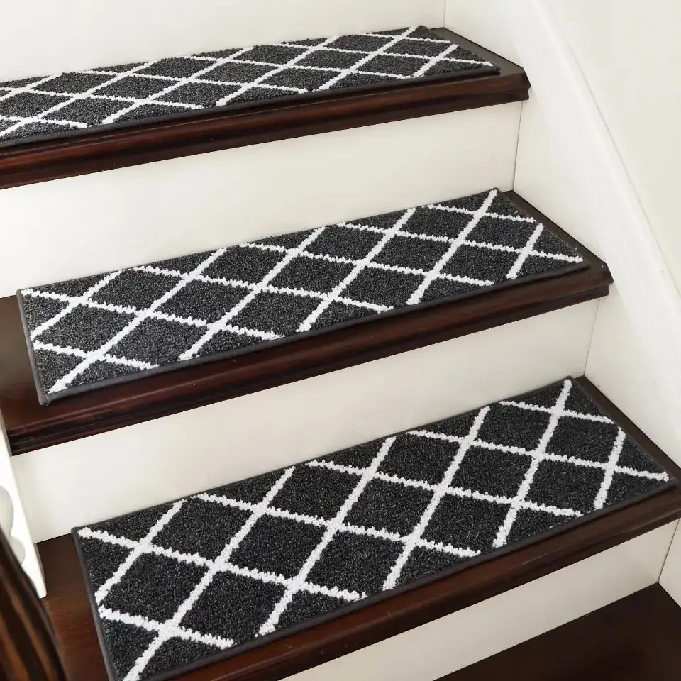 Trellis Lattice Stair Carpet Set