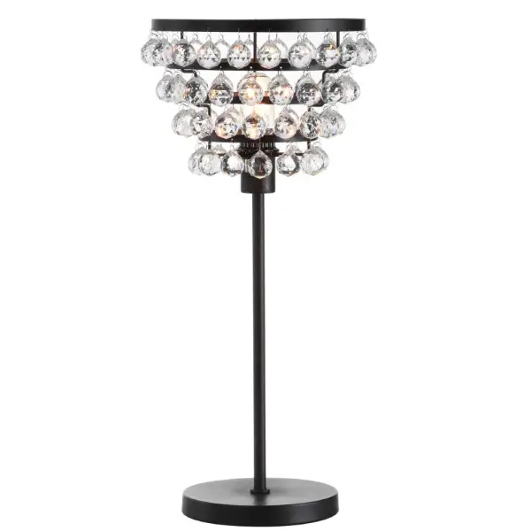 Crystal Metal Table Lamp