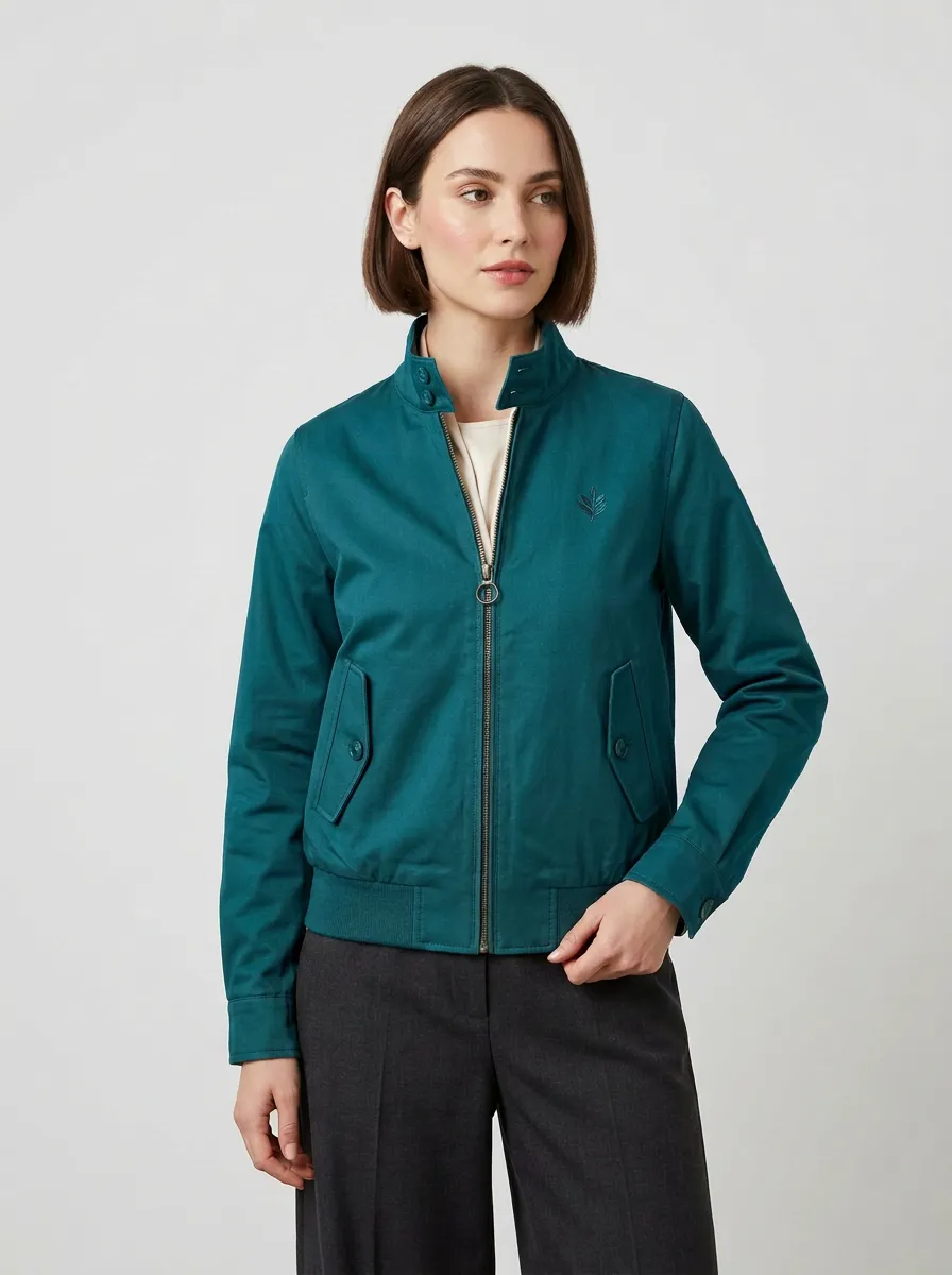 Women's Leaf Logo Embroidered Jacket