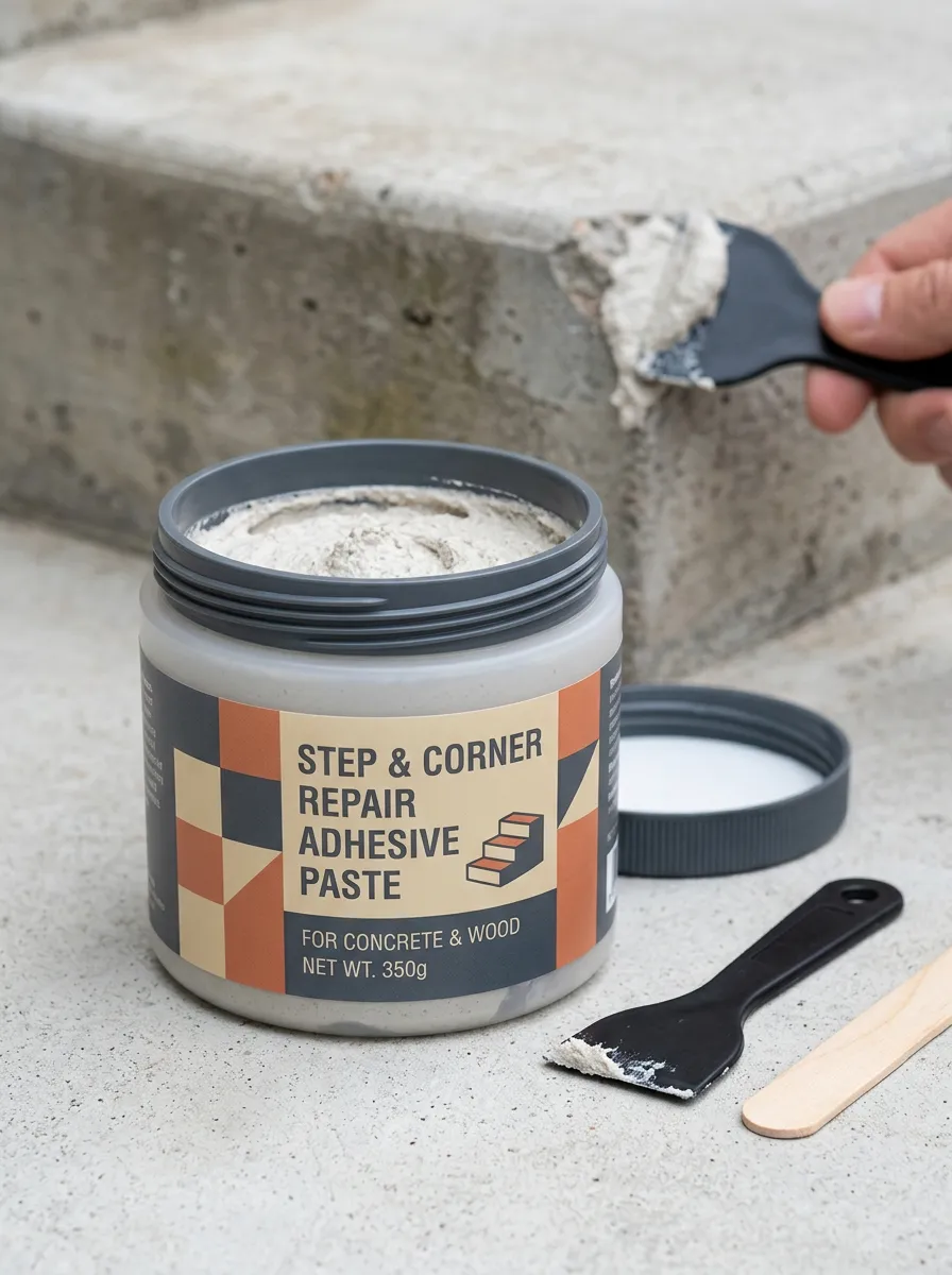 Classic Step-and-Corner Concrete Paste Step Repair Adhesive