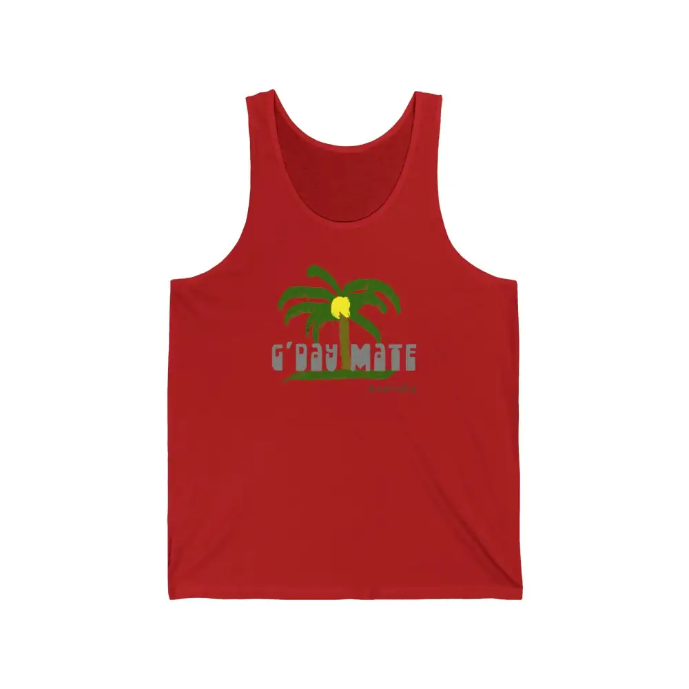 Palm Tree Travel Graphic Tank Top
