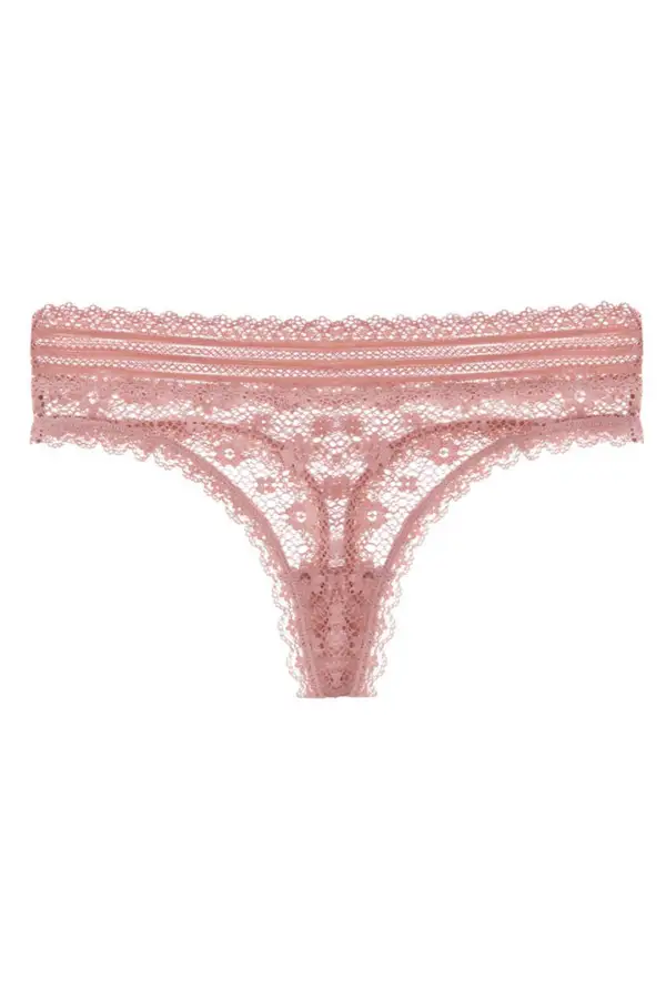 Refined Lace Thong