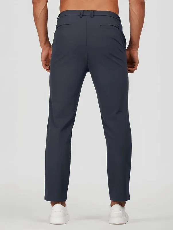 Navy Blue Stretch Pants