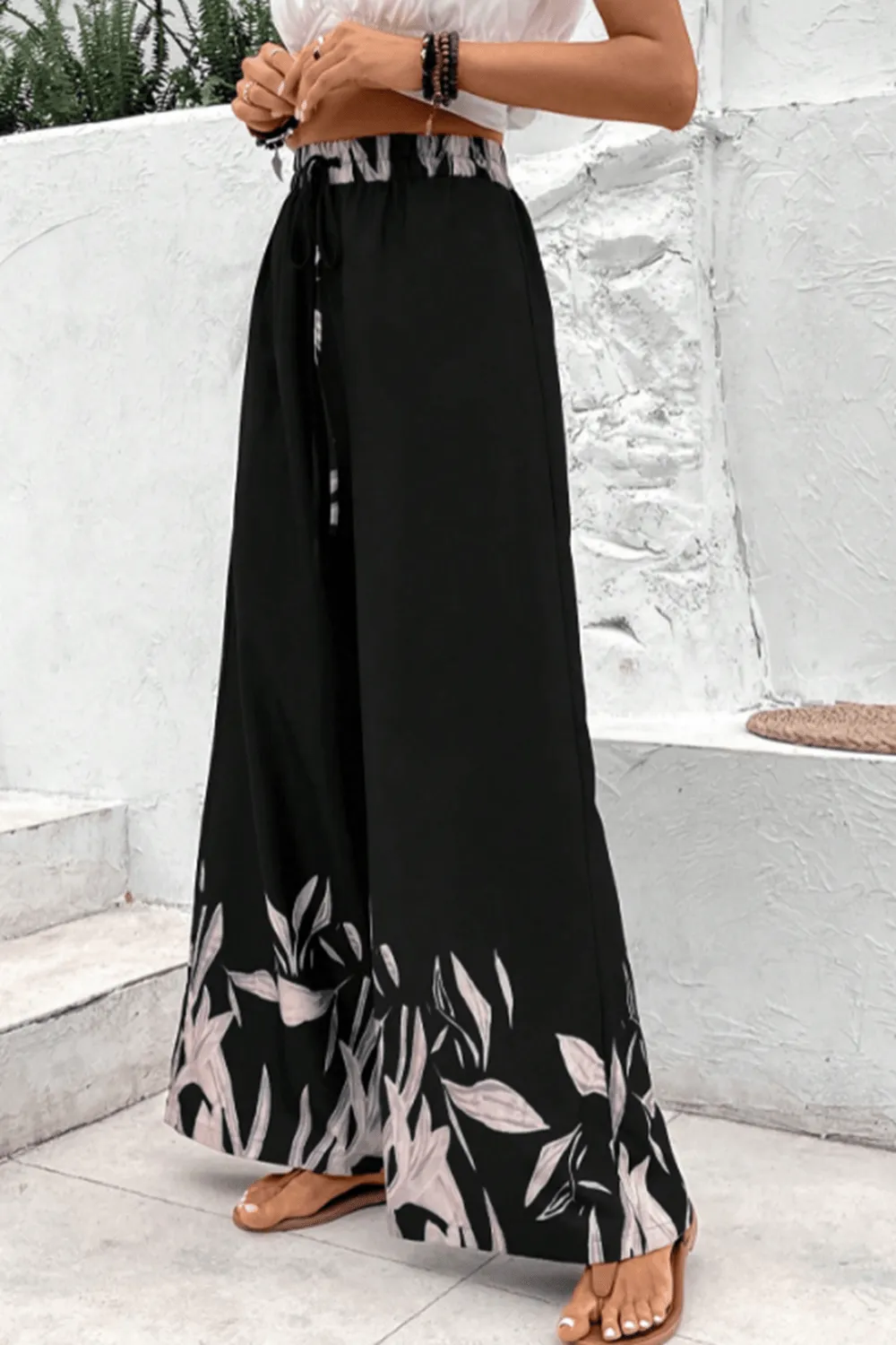 High Waist Drawstring Pants
