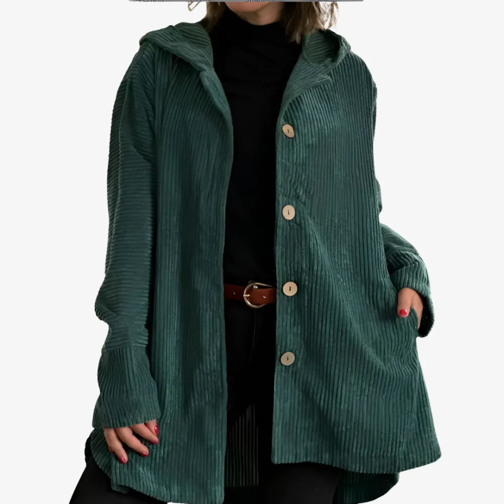 Velvet Hooded Jacket