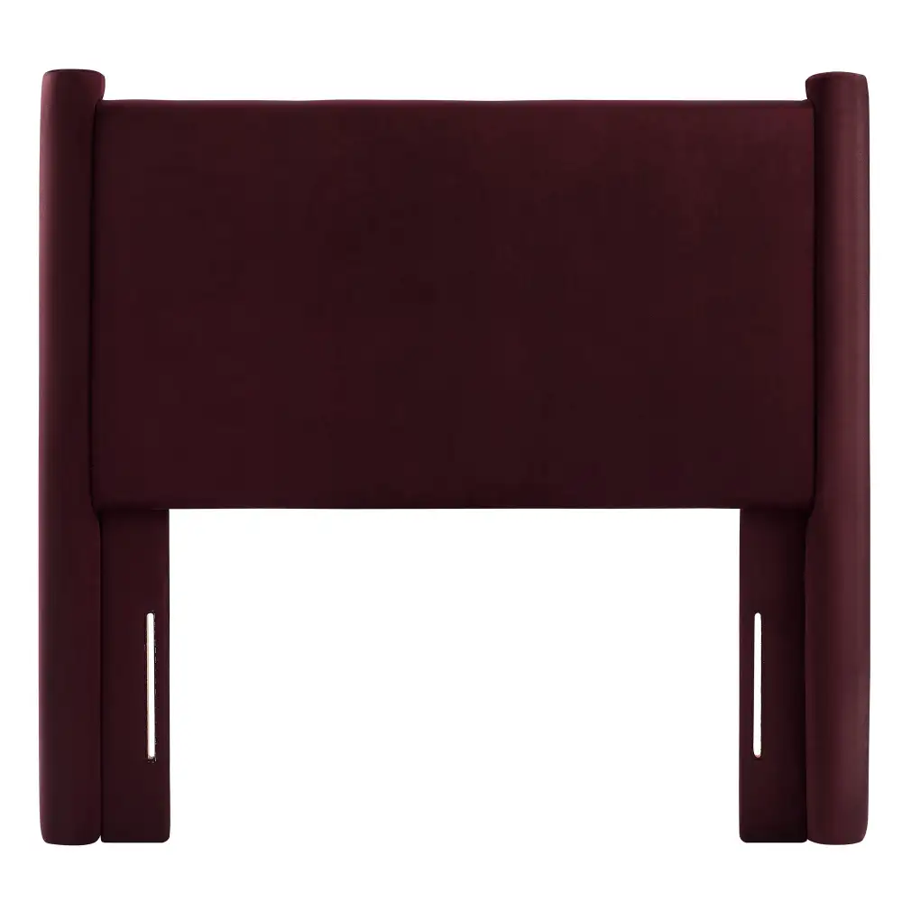 Performance Velvet Headboard Streamlined Interior Profile
