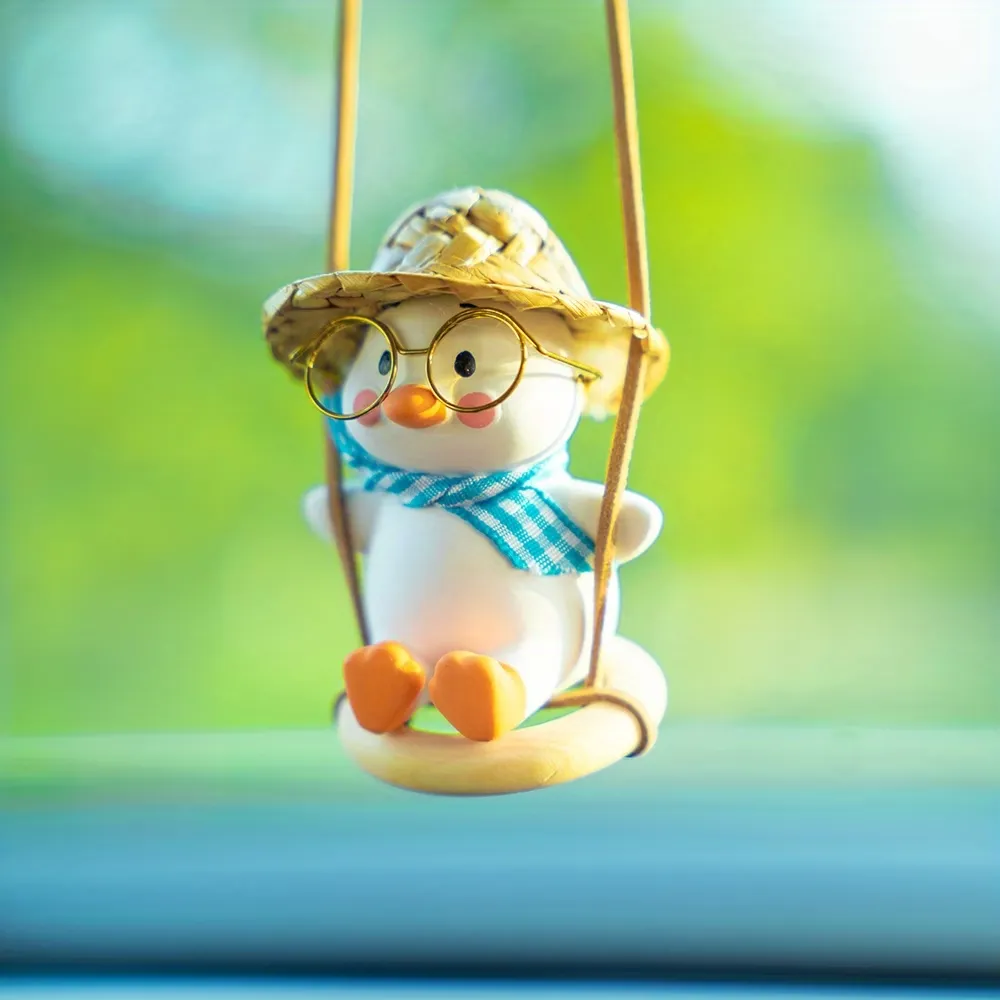 Swing Duck Car Hanging Ornament