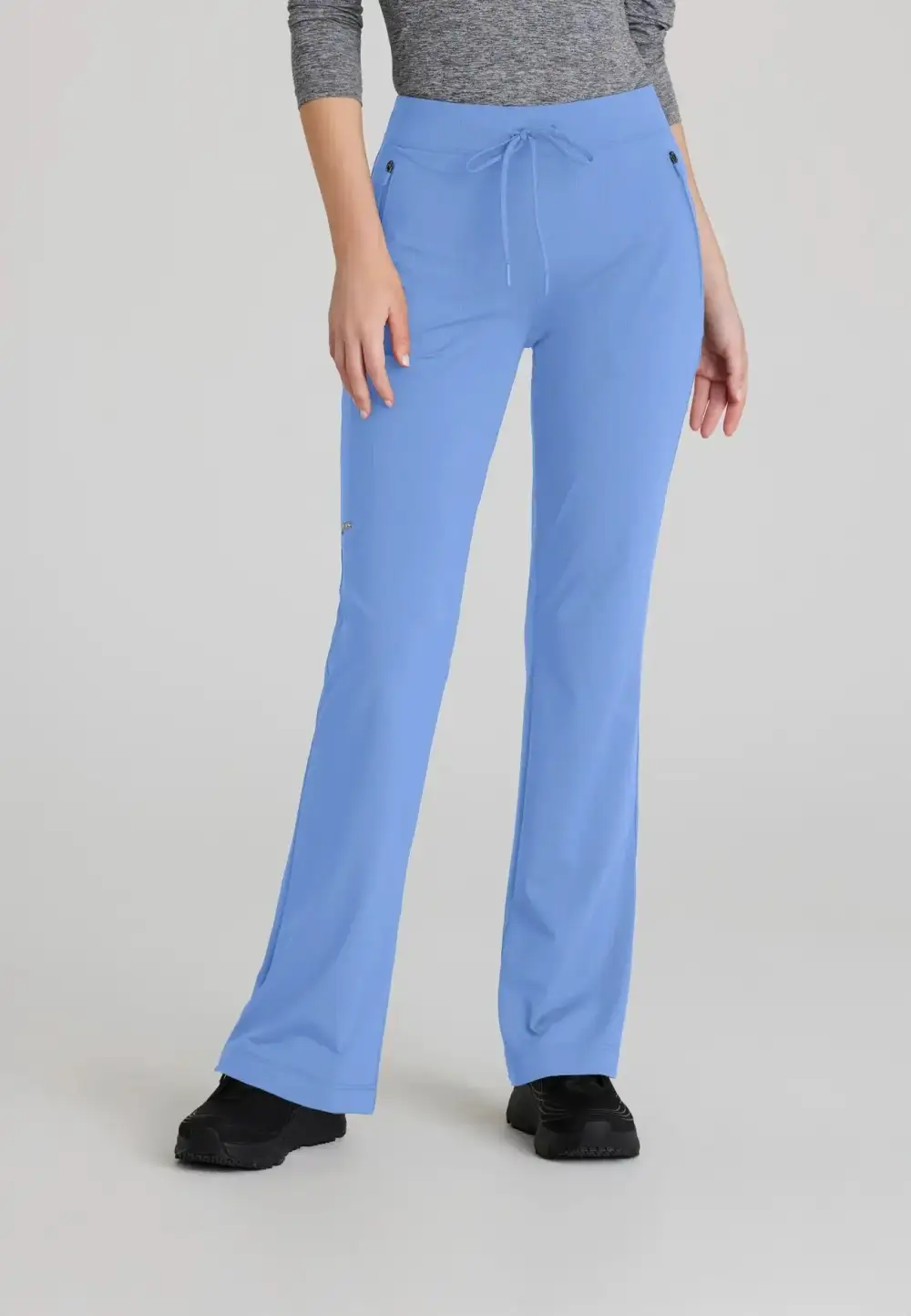 Women's Flare Slim Fit Workwear Scrub Trousers