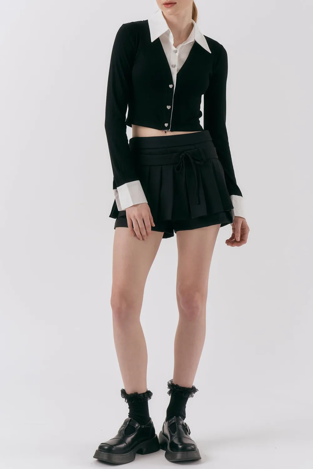 Layered Effect Knitted Top