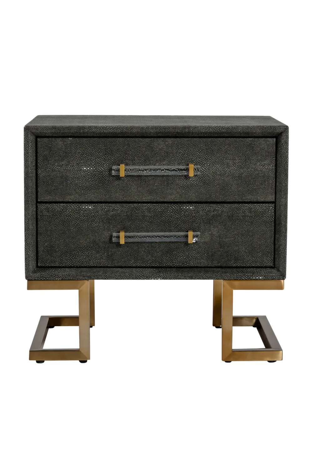 Refined Shagreen Drawer Nightstand