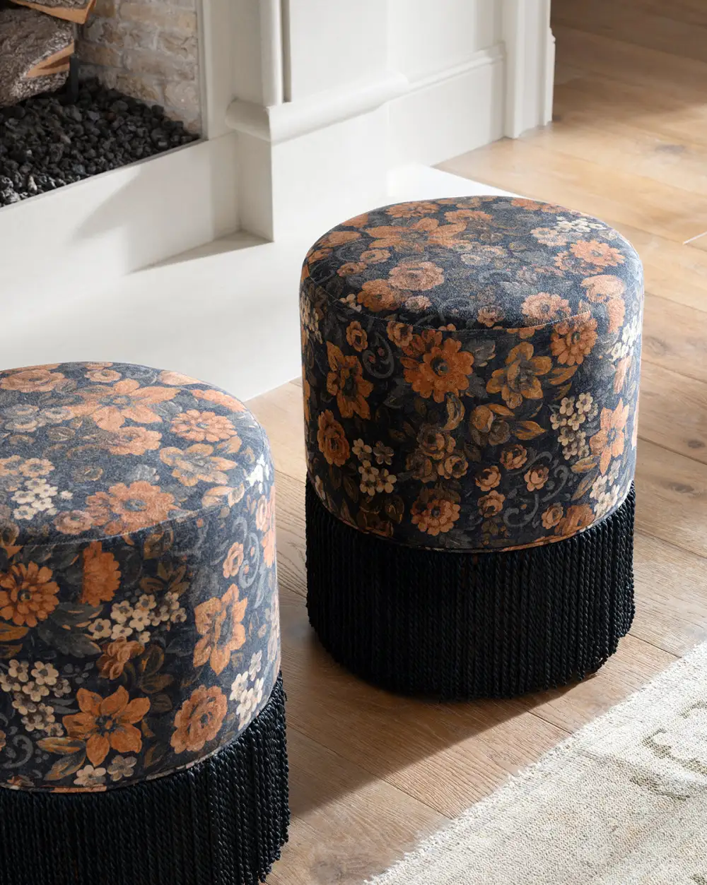 Plush Velvet Stool