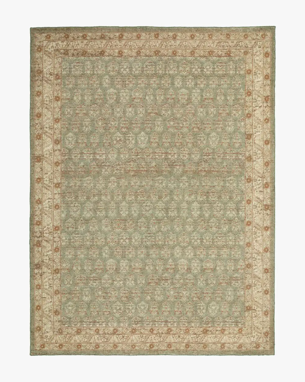 Low-Profile Hand-Loomed Area Rug