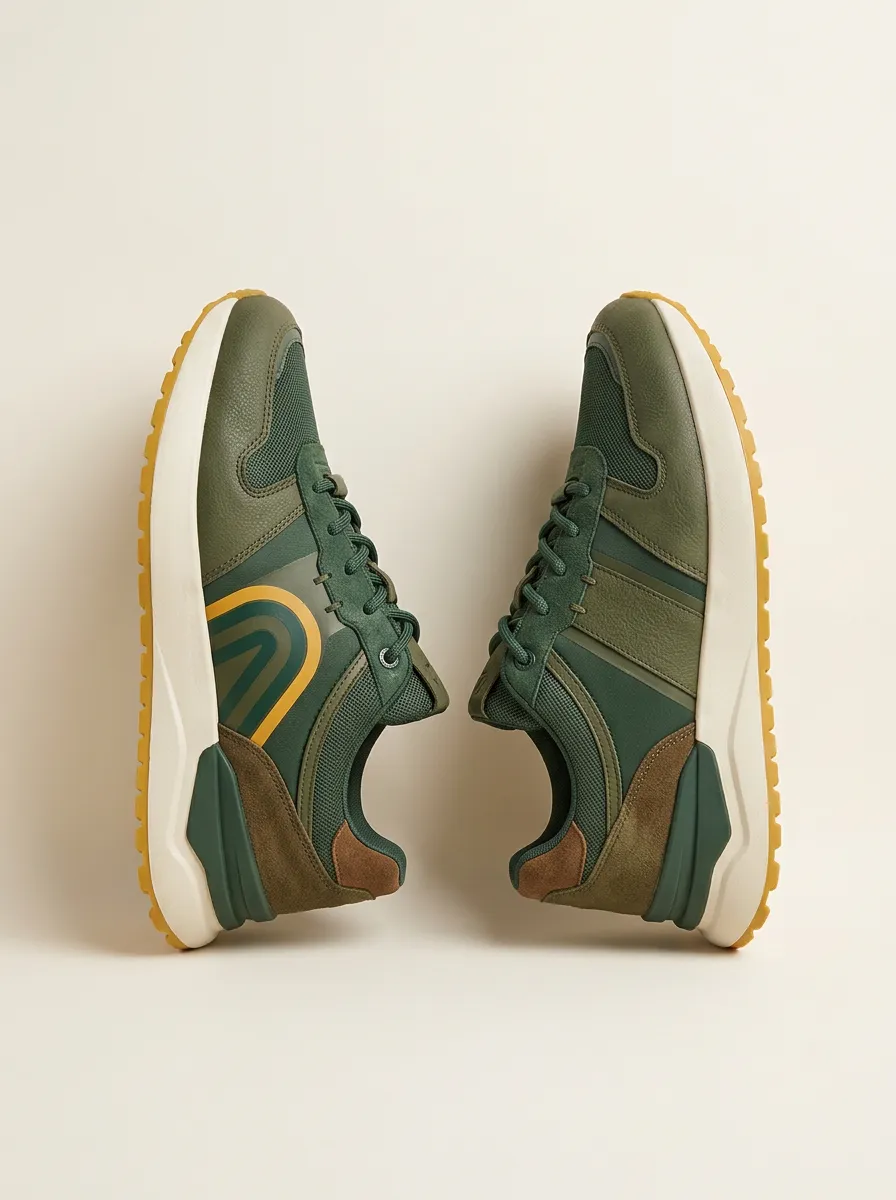 Unisex Abstract Arch Print Sneakers
