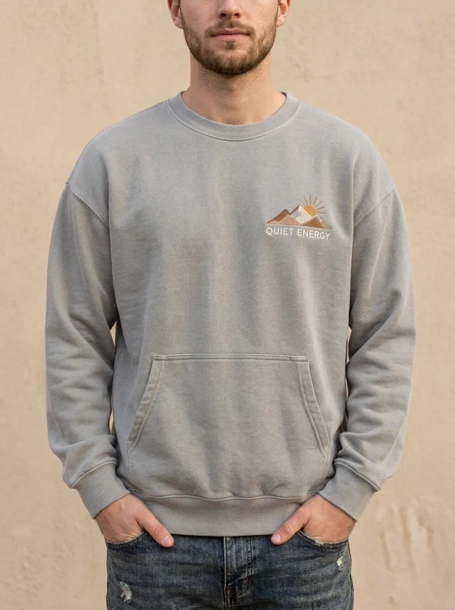 Nature Quiet Energy Mountain Sun Hoodie