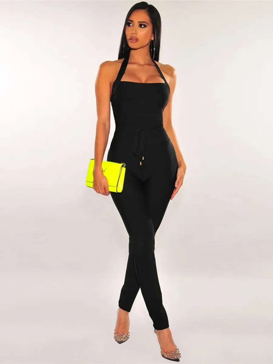 Vanessa Elegant Halter Jumpsuit