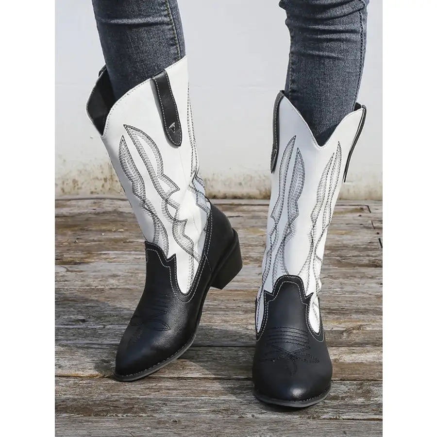 Western Embroidered Cowgirl Boots